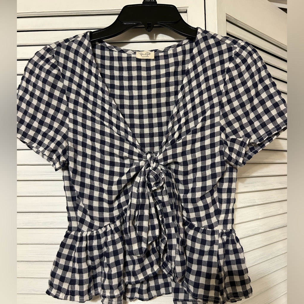 Small Gingham Top